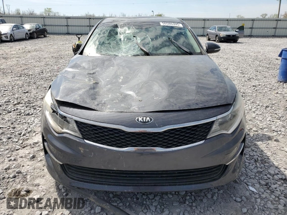 2017 Kia Optima LX with VIN 5XXGT4L36HG132953, listed as a Copart auction lot 50586395 with 139,203 mi miles and Salvage Title. Bid and sale history available at carsss.com. Image 5.