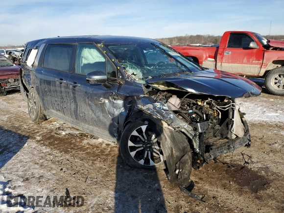 2022 Kia Carnival EX with VIN KNDNC5H3XN6138075, listed as a Copart auction lot 38982654 with 0 mi miles and Salvage Title. Bid and sale history available at carsss.com. Image 4.