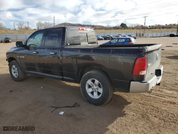 2010 Dodge Ram 1500 SLT with VIN 1D7RB1GT9AS190352, listed as a Copart auction lot 48788825 with 147,799 mi miles and Salvage Title. Bid and sale history available at carsss.com. Image 2.