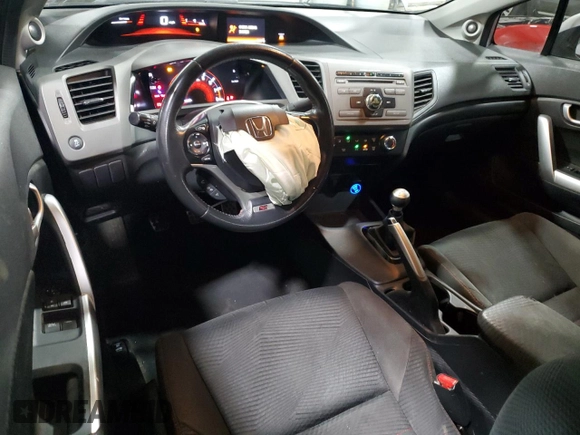 2012 Honda Civic Si with VIN 2HGFG4A52CH708436, listed as a Copart auction lot 57278025 with 170,521 mi miles and Salvage title. Bid and sale history available at DreamBid. Image 8.