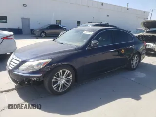 2013 Hyundai Genesis 3.8L with VIN KMHGC4DD3DU213349, listed as a Copart auction lot 70034874 with 114,648 mi miles and Salvage Title. Bid and sale history available at carsss.com. Image 1.
