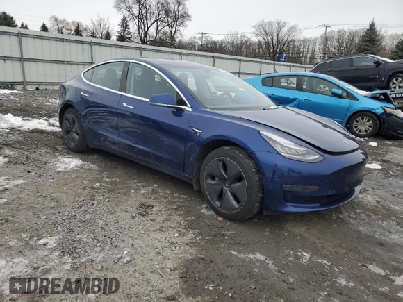 2020 Tesla Model 3 Standard Range Plus with VIN 5YJ3E1EA5LF625456, listed as a Copart auction lot 80926294 with 118,358 mi miles and Salvage Title. Bid and sale history available at DreamBid. Image 4.