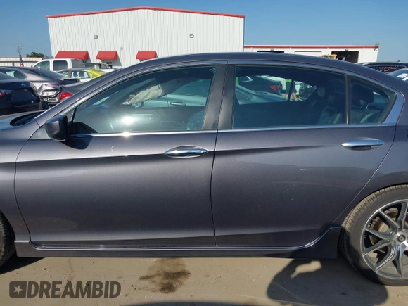 2017 Honda Accord Sport with VIN 1HGCR2F52HA042761, listed as a IAAI auction lot 42022822 with 130,638 mi miles and . Bid and sale history available at carsss.com. Image 14.