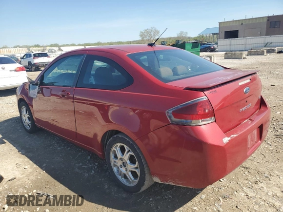 2009 Ford Focus SE with VIN 1FAHP32N89W152343, listed as a Copart auction lot 54094205 with 0 mi miles and Clean Title. Bid and sale history available at carsss.com. Image 2.