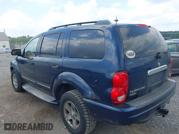 2004 Dodge Durango Limited with VIN 1D4HB58D34F147128, listed as a IAAI auction lot 42681003 with 185,972 mi miles and . Bid and sale history available at DreamBid. Image 6.