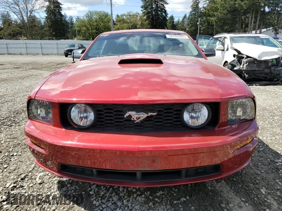 2008 Ford Mustang GT Deluxe с VIN 1ZVHT82H185189443, выставлен на аукционе Copart как лот 54793485 с пробегом 28 582 миль миль и Списание • Salvage title. История ставок и продаж доступна на DreamBid. Изображение 5.