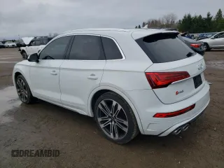 2022 Audi SQ5 Premium with VIN WA1A4AFY1N2134582, listed as a Copart auction lot 82101634 with 36,239 mi miles and Salvage Title. Bid and sale history available at DreamBid. Image 2.