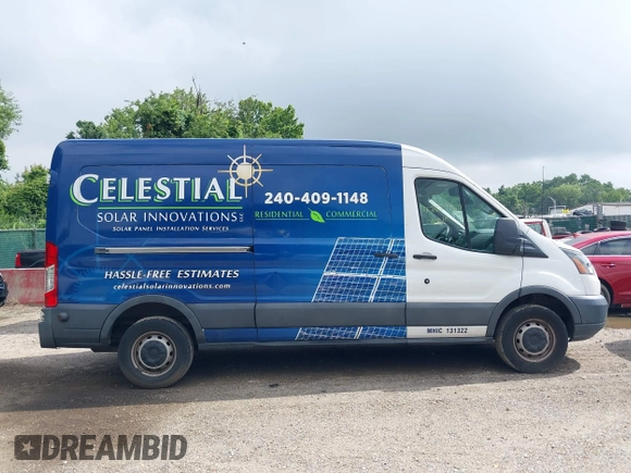 2017 Ford Transit with VIN 1FTYR2CM6HKA93982, listed as a IAAI auction lot 42689760 with 59,375 mi miles and . Bid and sale history available at DreamBid. Image 13.