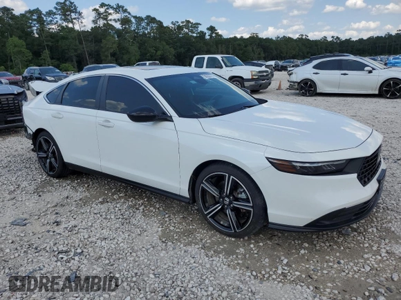 2023 Honda Accord Sport with VIN 1HGCY2F54PA032167, listed as a Copart auction lot 56353775 with 48,512 mi miles and Clean title. Bid and sale history available at DreamBid. Image 4.