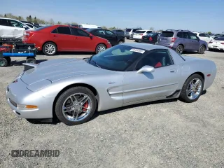 2002 Chevrolet Corvette Z06 with VIN 1G1YY12S125114104, listed as a Copart auction lot 50269265 with 110,091 mi miles and Salvage Title. Bid and sale history available at carsss.com. Image 1.