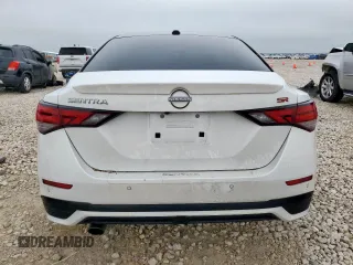 2024 Nissan Sentra SR with VIN 3N1AB8DV2RY382265, listed as a Copart auction lot 58528095 with 20,314 mi miles and Salvage title. Bid and sale history available at DreamBid. Image 6.