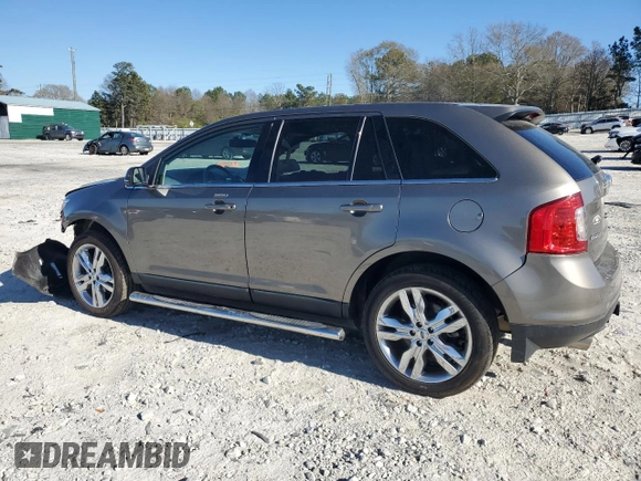 2014 Ford Edge Limited with VIN 2FMDK3KC5EBA22968, listed as a Copart auction lot 50161055 with 48,308 mi miles and Salvage Title. Bid and sale history available at carsss.com. Image 2.