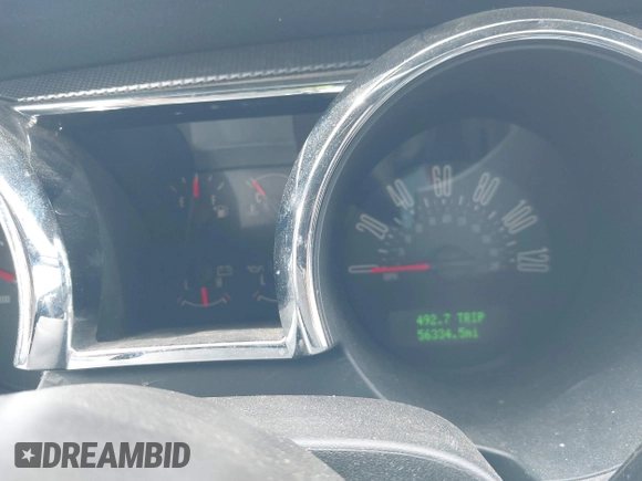 2007 Ford Mustang Deluxe with VIN 1ZVFT80N675258576, listed as a IAAI auction lot 42283829 with 56,334 mi miles and . Bid and sale history available at DreamBid. Image 7.