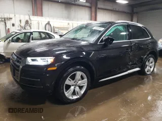 2019 Audi Q5 Premium Plus with VIN WA1BNAFYXK2132195, listed as a Copart auction lot 88933945 with 36,182 mi miles and Salvage title. Bid and sale history available at DreamBid. Image 1.