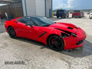 2016 Chevrolet Corvette 1LT with VIN 1G1YB2D75G5104618, listed as a Copart auction lot 62135955 with 72,712 mi miles and Salvage title. Bid and sale history available at DreamBid. Image 4.