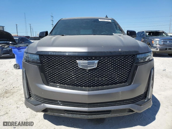2024 Cadillac Escalade 4WD Sport Platinum with VIN 1GYS4GKL1RR207819, listed as a Copart auction lot 73347124 with 21,545 mi miles and Salvage Title. Bid and sale history available at carsss.com. Image 5.