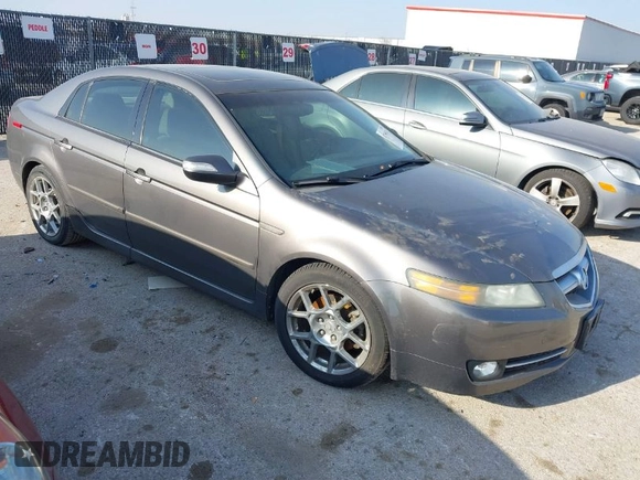 2008 Acura TL with VIN 19UUA66258A009858, listed as a IAAI auction lot 41786617 with 1 mi miles. Bid and sale history available at carsss.com. Image 1.