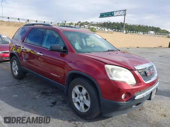 2007 GMC Acadia SLE with VIN 1GKEV13747J156296, listed as a IAAI auction lot 41243442 with 119,167 mi miles and . Bid and sale history available at DreamBid. Image 1.
