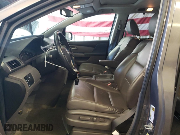 2013 Honda Odyssey EX-L with VIN 5FNRL5H65DB038237, listed as a Copart auction lot 52678845 with 173,027 mi miles and Salvage Title. Bid and sale history available at DreamBid. Image 7.