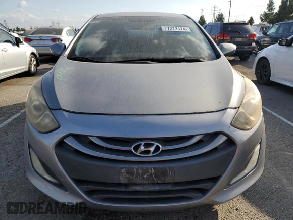 2013 Hyundai Elantra GT with VIN KMHD35LE2DU098164, listed as a Copart auction lot 77272174 with 165,061 mi miles and Salvage Title. Bid and sale history available at carsss.com. Image 5.