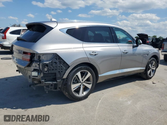 2021 Genesis GV80 with VIN KMUHBDSB0MU036821, listed as a Copart auction lot 56525235 with 56,578 mi miles and Salvage title. Bid and sale history available at DreamBid. Image 3.