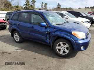 2005 Toyota RAV4 with VIN JTEHD20V850041980, listed as a Copart auction lot 48767745 with 206,741 mi miles and Salvage Title. Bid and sale history available at carsss.com. Image 4.
