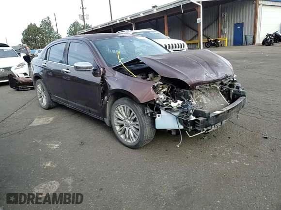 2013 Chrysler 200 Limited with VIN 1C3CCBCG4DN507313, listed as a Copart auction lot 50978835 with 97,540 mi miles and Salvage Title. Bid and sale history available at DreamBid. Image 10.