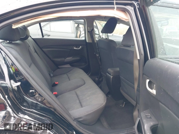 2015 Honda Civic Sedan LX with VIN 19XFB2F55FE032171, listed as a IAAI auction lot 41998655 with 116,857 mi miles. Bid and sale history available at carsss.com. Image 8.