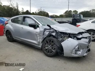 2024 Subaru Impreza RS with VIN JF1GUHJC6R8307364, listed as a Copart auction lot 83651704 with 0 mi miles and Salvage Title. Bid and sale history available at carsss.com. Image 4.