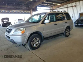 2003 Honda Pilot EX z VIN 2HKYF18553H555766, wystawiony jako Copart lot #60460305 z przebiegiem 191 348 mil mil oraz Szkoda całkowita • Salvage title. Historia ofert i sprzedaży dostępna na DreamBid. Obrazek 1.