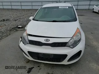 2014 Kia Rio LX with VIN KNADM5A39E6354838, listed as a Copart auction lot 76335694 with 148,265 mi miles and Salvage Title. Bid and sale history available at carsss.com. Image 11.
