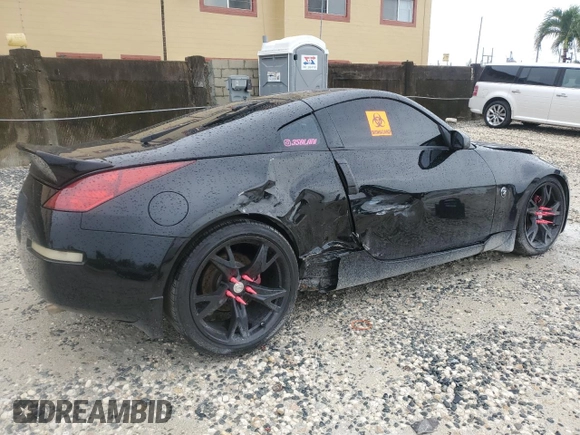 2004 Nissan 350Z Touring with VIN JN1AZ34D04T160475, listed as a Copart auction lot 59435035 with 122,875 mi miles and Salvage title. Bid and sale history available at DreamBid. Image 3.