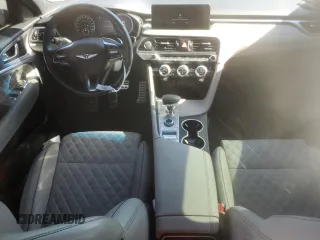 2023 Genesis G70 3.3T with VIN KMTG54TE5PU105104, listed as a Copart auction lot 79841284 with 17,724 mi miles and Salvage Title. Bid and sale history available at carsss.com. Image 8.