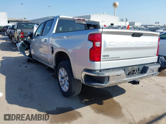 2020 Chevrolet Silverado 1500 LT with VIN 3GCPWCED3LG218797, listed as a IAAI auction lot 41631845 with 41,555 mi miles. Bid and sale history available at carsss.com. Image 3.