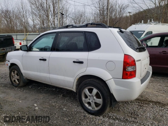 2006 Hyundai Tucson GL with VIN KM8JM12B86U441353, listed as a Copart auction lot 42886664 with 110,495 mi miles and Salvage Title. Bid and sale history available at carsss.com. Image 2.