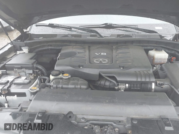 2012 Infiniti QX56 8-passenger with VIN JN8AZ2NCXC9315241, listed as a IAAI auction lot 41958081 with 148,252 mi miles. Bid and sale history available at carsss.com. Image 10.