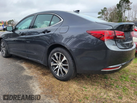 2015 Acura TLX V6 Tech with VIN 19UUB3F56FA007829, listed as a IAAI auction lot 41746939 with 158,244 mi miles. Bid and sale history available at carsss.com. Image 3.