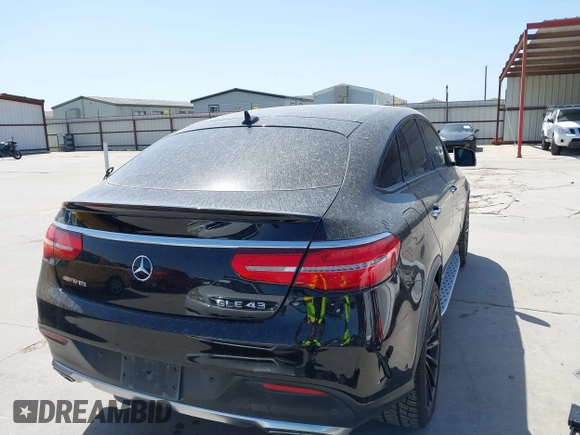 2017 Mercedes-Benz GLE 43 AMG with VIN 4JGED6EB3HA085540, listed as a IAAI auction lot 41821746 with 102,489 mi miles and . Bid and sale history available at DreamBid. Image 16.