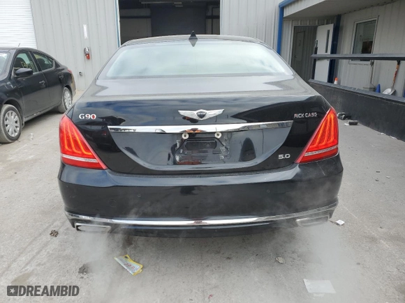 2018 Genesis G90 5.0L Ultimate with VIN KMHG54JH2JU049329, listed as a Copart auction lot 83400934 with 40,781 mi miles and Clean Title. Bid and sale history available at carsss.com. Image 6.