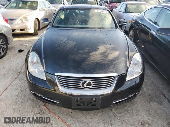 2008 Lexus SC 430 z VIN JTHFN45Y589017268, wystawiony jako Copart lot #77182644 z przebiegiem 18 931 mil mil oraz Nie do naprawy • Non repairable. Historia ofert i sprzedaży dostępna na DreamBid. Obrazek 5.