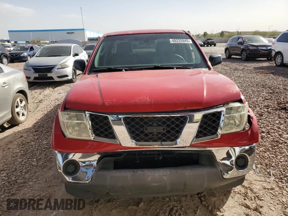 2006 Nissan Frontier SE with VIN 1N6AD07U66C463962, listed as a Copart auction lot 48225945 with 167,447 mi miles and Salvage title. Bid and sale history available at DreamBid. Image 5.