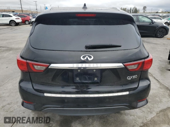 2018 Infiniti QX60 with VIN 5N1DL0MN0JC531127, listed as a Copart auction lot 51188135 with 202,698 mi miles and Salvage Title. Bid and sale history available at carsss.com. Image 6.