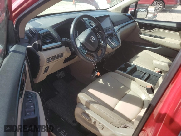 2023 Honda Odyssey Touring with VIN 5FNRL6H85PB014600, listed as a Copart auction lot 49861005 with Not Provided miles and Non Repairable. Bid and sale history available at DreamBid. Image 8.