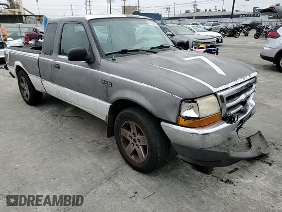 1999 Ford Ranger XL with VIN 1FTYR14V6XPB80381, listed as a Copart auction lot 52106565 with 340,374 mi miles and Salvage Title. Bid and sale history available at carsss.com. Image 10.