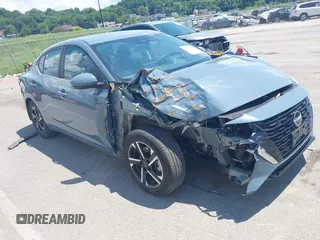 2024 Nissan Sentra SV with VIN 3N1AB8CV8RY300394, listed as a IAAI auction lot 42731328 with 14,513 mi miles and . Bid and sale history available at DreamBid. Image 1.