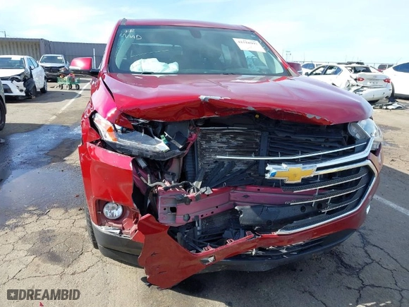 2019 Chevrolet Traverse LT Cloth with VIN 1GNERGKW0KJ299452, listed as a IAAI auction lot 41528997 with 105,607 mi miles. Bid and sale history available at carsss.com. Image 6.