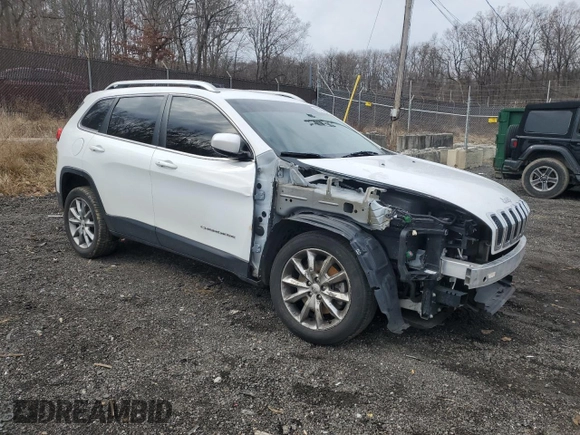 2018 Jeep Cherokee Limited with VIN 1C4PJLDB1JD523613, listed as a Copart auction lot 43543485 with 131,259 mi miles and Salvage title. Bid and sale history available at DreamBid. Image 4.
