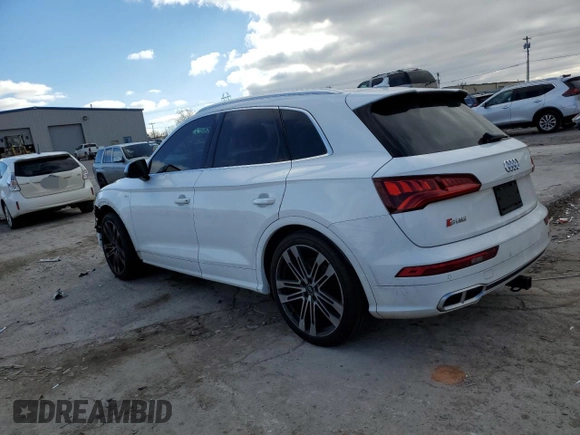 2018 Audi SQ5 Prestige with VIN WA1C4AFY6J2052057, listed as a Copart auction lot 79456873 with 95,545 mi miles and . Bid and sale history available at DreamBid. Image 2.