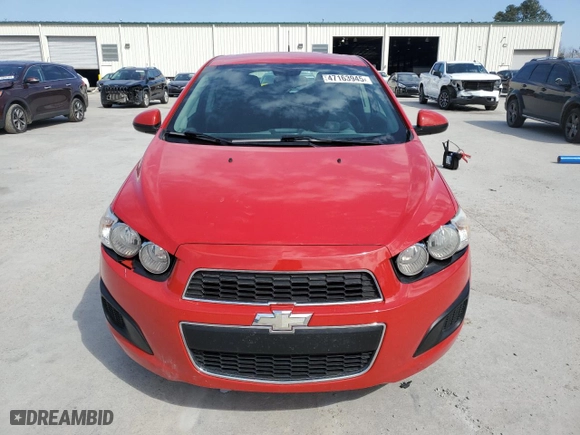 2013 Chevrolet Sonic LT with VIN 1G1JC6SH8D4196861, listed as a Copart auction lot 47163945 with 122,461 mi miles and Salvage Title. Bid and sale history available at carsss.com. Image 5.