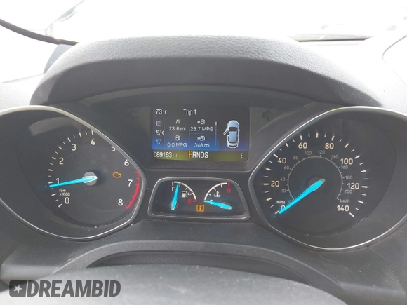 2017 Ford Escape S with VIN 1FMCU0F74HUC02295, listed as a IAAI auction lot 42365994 with 89,163 mi miles and . Bid and sale history available at DreamBid. Image 7.